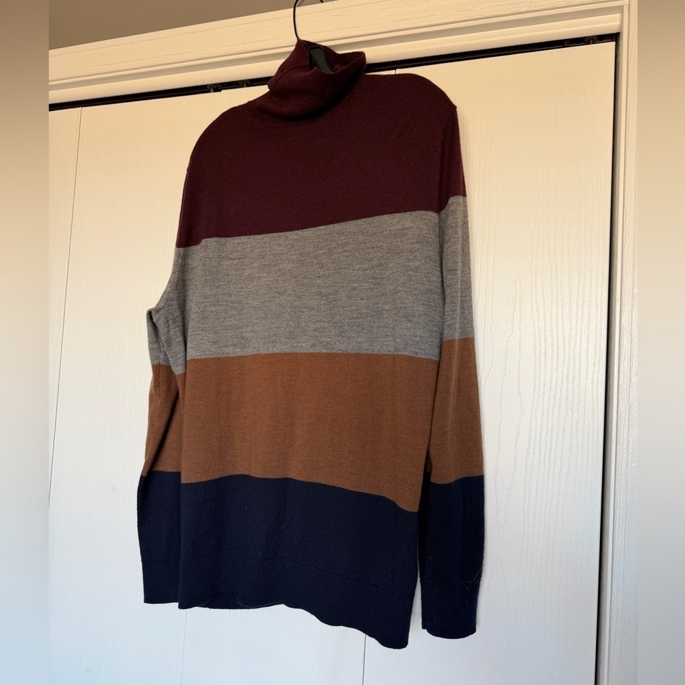 Express Multicolor Turtleneck Sweater for Men